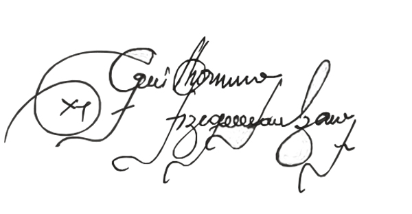 Assinatura do responsável